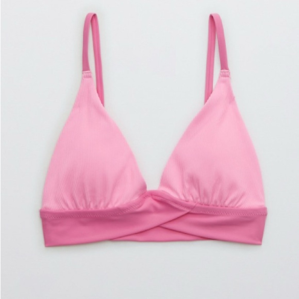 Aerie Ribbed Mix Crossover Bikini Set